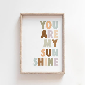 You are my sunshine Print | Jungle | Art Print Art Prints Blond + Noir 