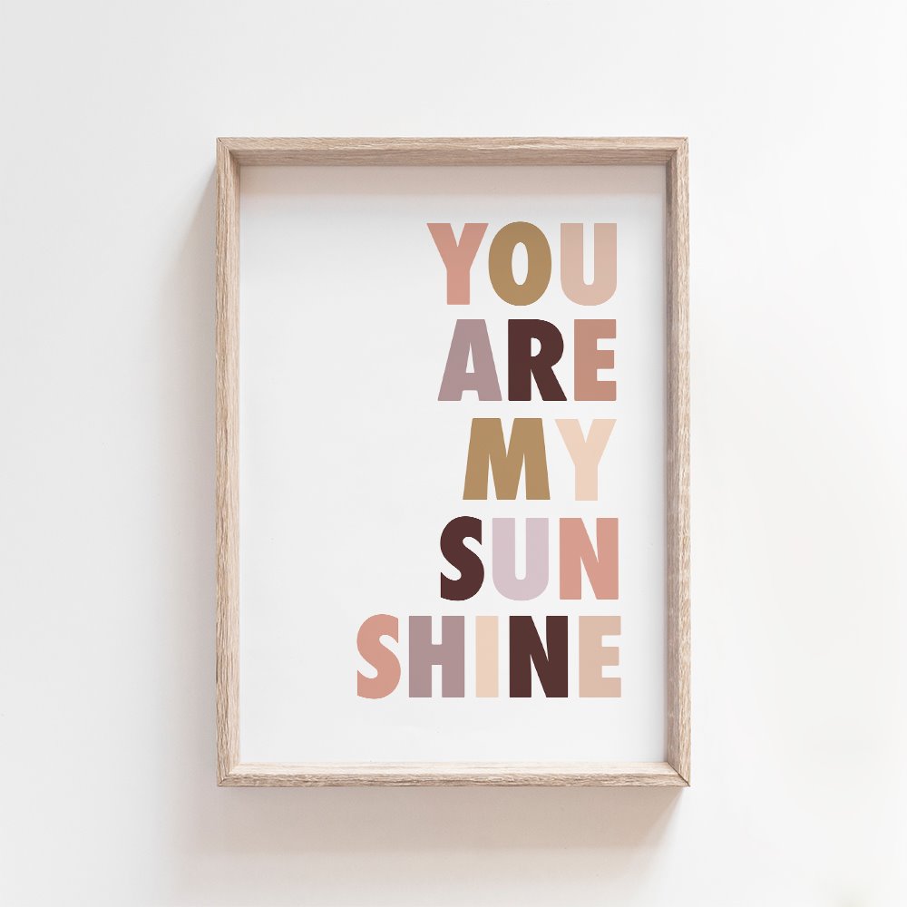 You are my sunshine Print | Sunset | Art Print Art Prints Blond + Noir 