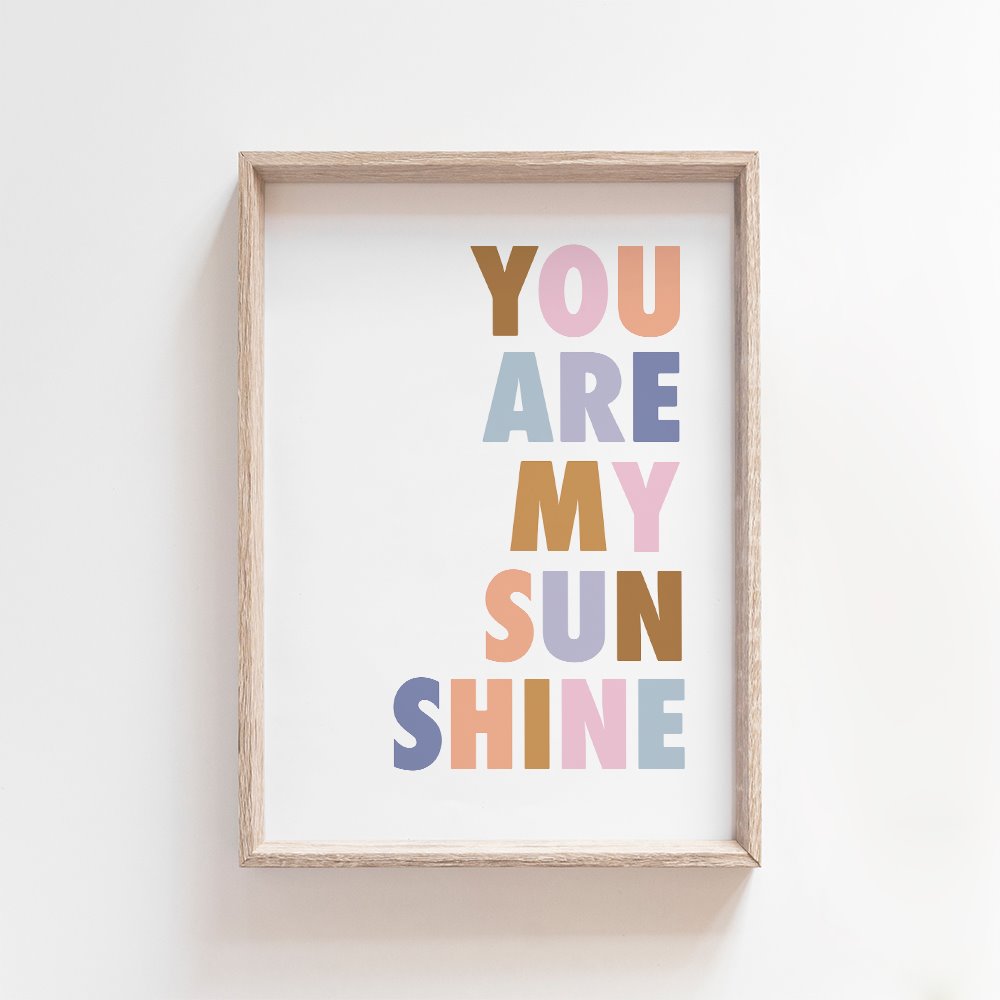 You are my sunshine Print | Vegas | Art Print Art Prints Blond + Noir 
